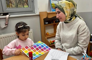 Minik Eller Renkli Dokunuşlarla Sanatla Buluştu